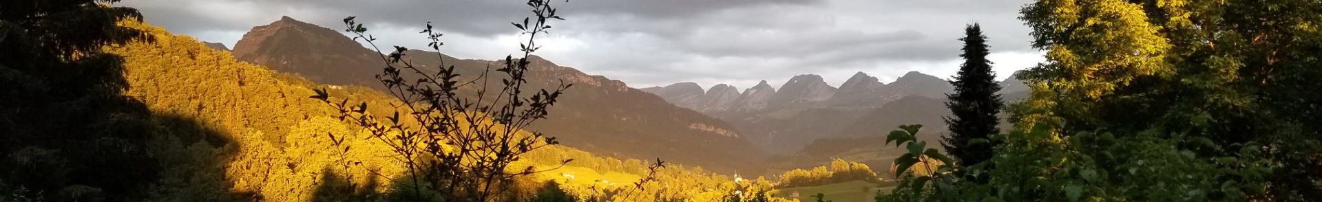 Bergpanorama mit den Kurfirsten